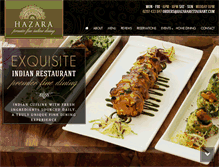 Tablet Screenshot of hazararestaurant.com